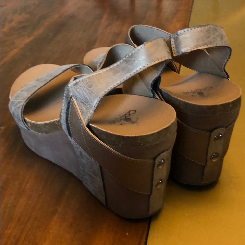 Corkys wedge style sandal.